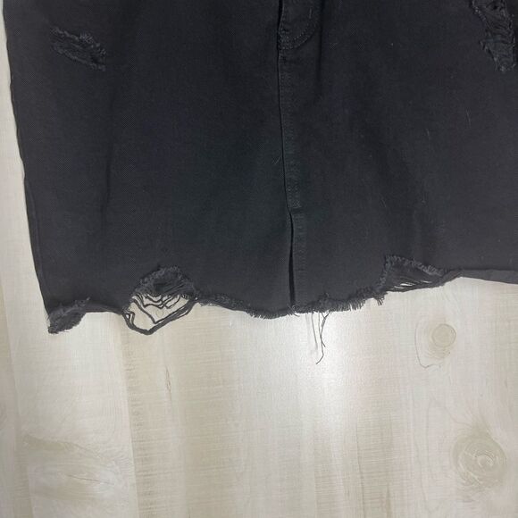 Rewash black distressed mini skirt, size 13‎ - Picture 6 of 14